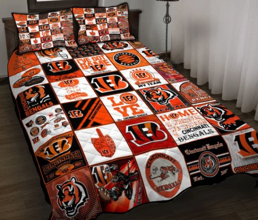 Cincinnati Bengals Bedding Set Rze1
