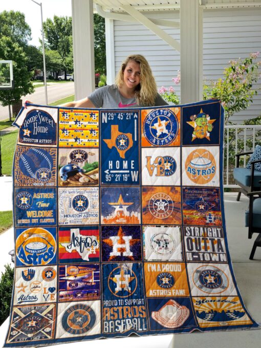 Houston Astros a11 Quilt Blanket Quilt Rze1