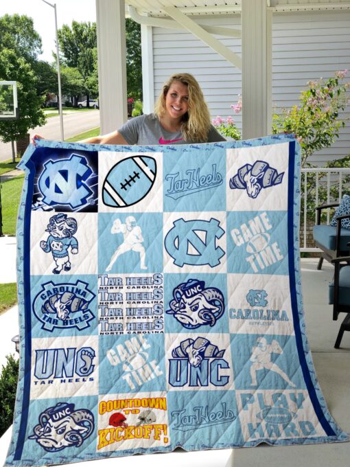 Tar Heels Quilt Blanket Quilt Rze2
