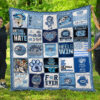 Tar Heels Lover  Blanket Quilt Rze2