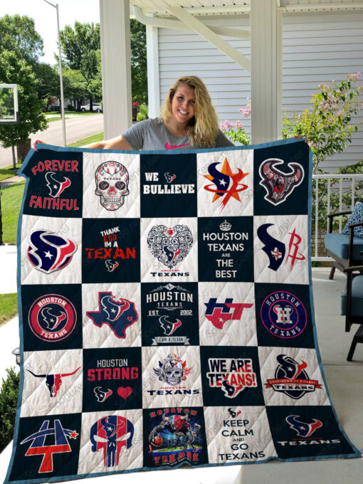 Houston Texans Quilt Lover Blanket Quilt B23