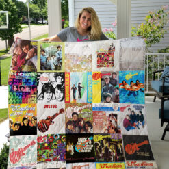 The Monkees 5 Blanket Quilt Rze1