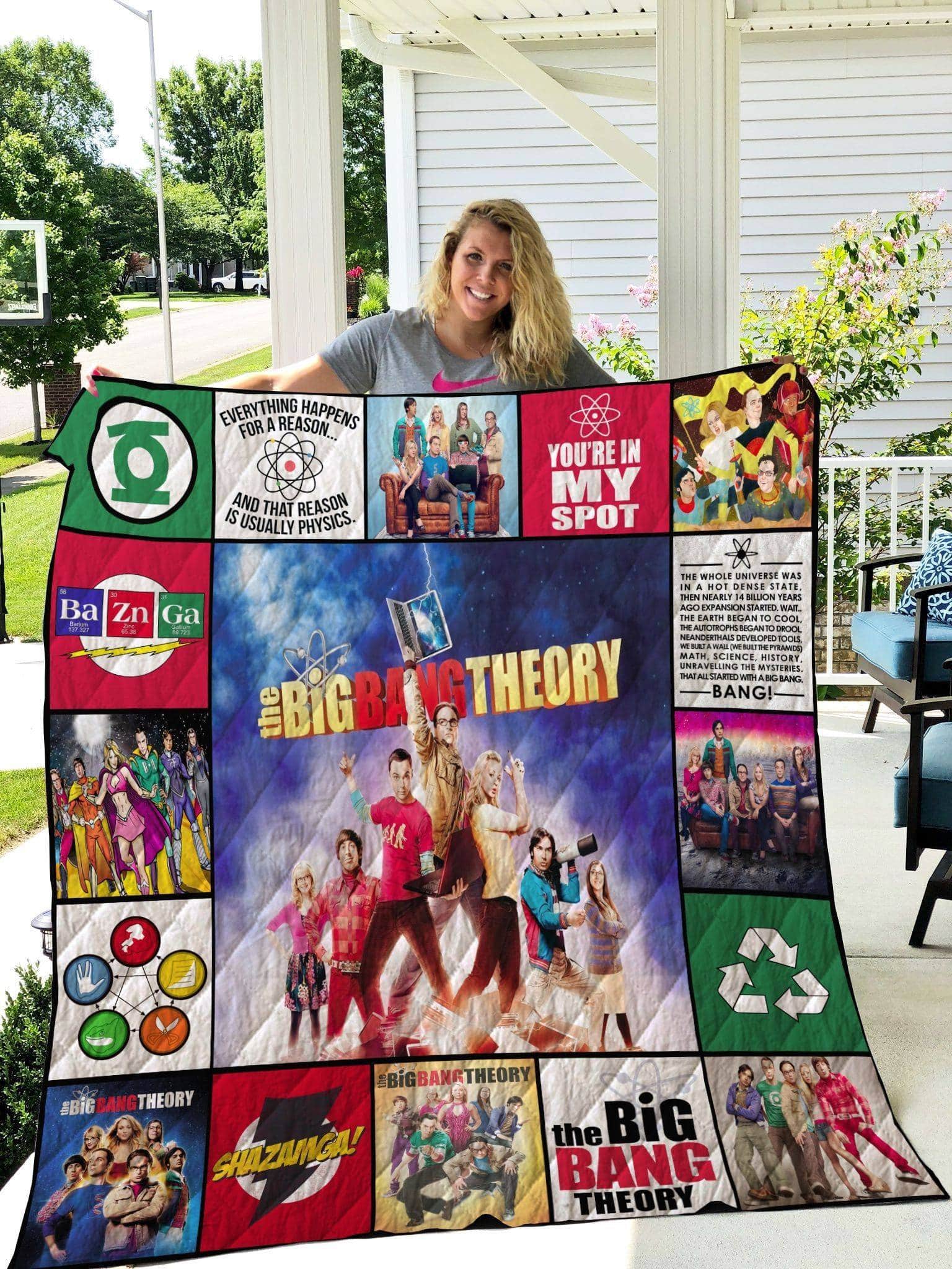The Big Bang Theory Blanket Quilt Rze2