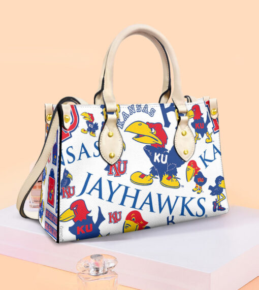 Kansas Jayhawks g01 Hand Leather Bag Rze1