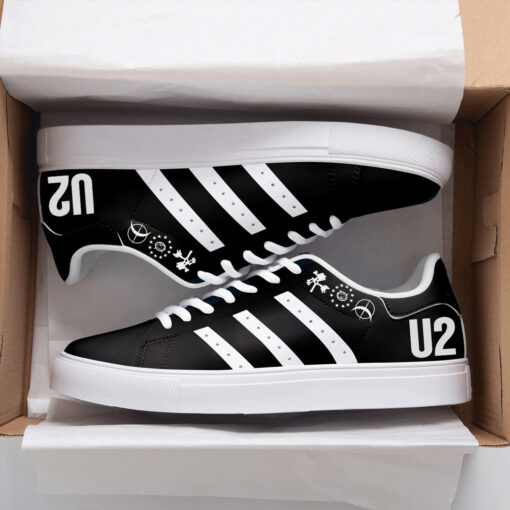 U2 Band Mate Black Skate Stan Smith New Shoes Rze2