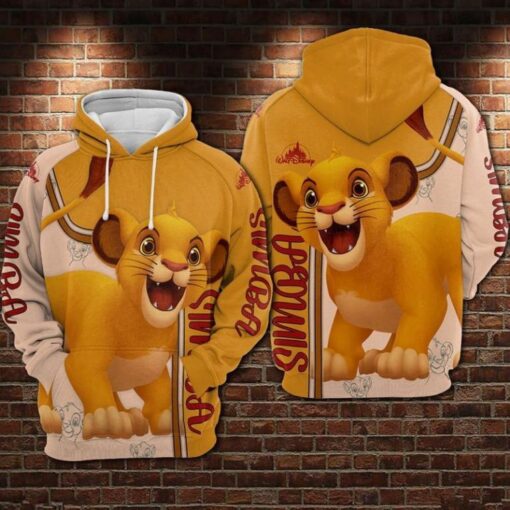 The Lion King Hoodie Zip Hoodie 3D TN
