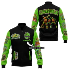 Teenage Mutant Ninja Turtles Baseball Jacket Rze1