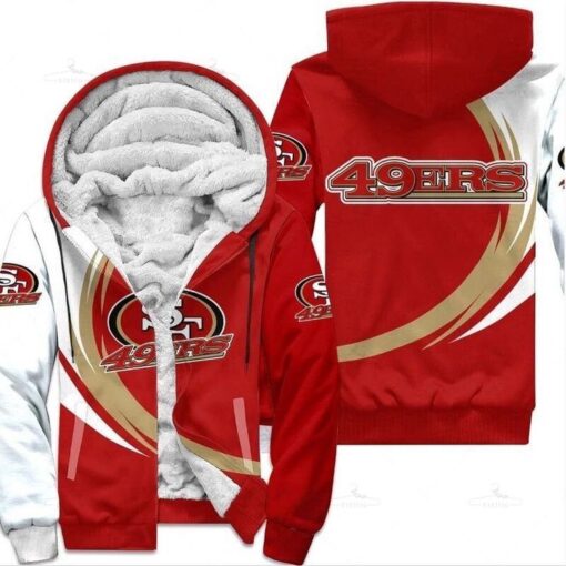 San Francisco 49ers a1 Fleece Jacket Rze1