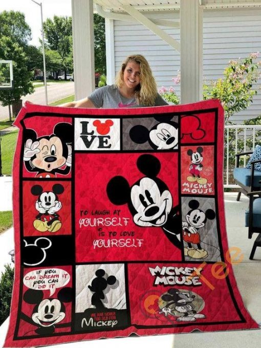 Mickey love Minnie  Blanket Quilt 07 B19