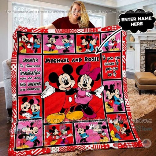 Mickey and Minnie  Blanket Quilt 04 B23