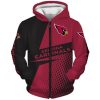 Arizona Cardinals 2 Hoodie Zip Hoodie 3D CCHU