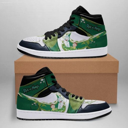 Rick And Morty Sneakers High Top Shoes B23