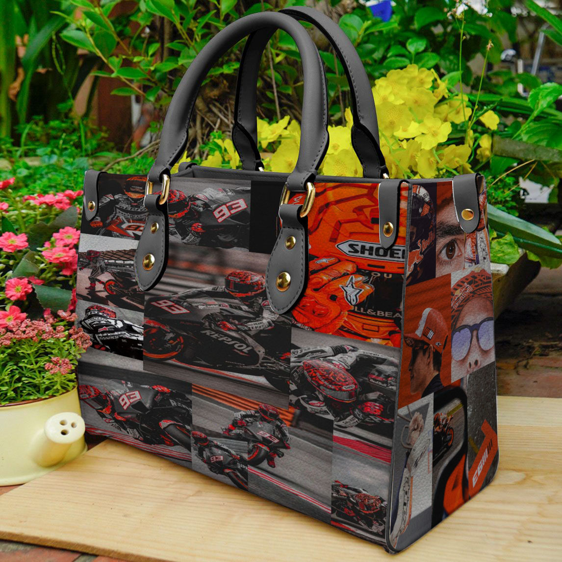 Marc Marquez Leather HandBag B22