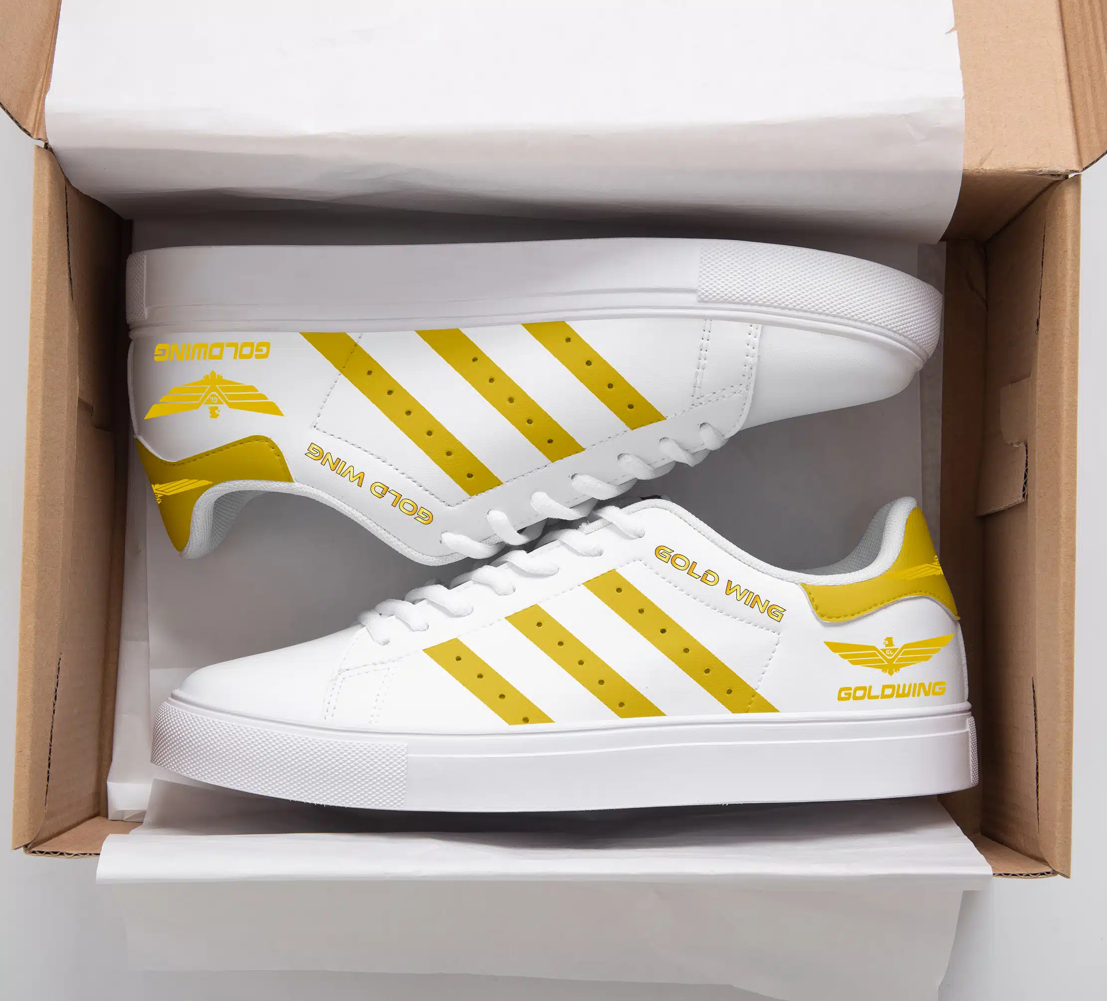 Gold Wing Stan Smith Shoes B23