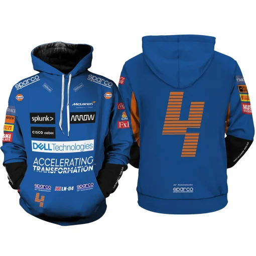 Lando Norris Hoodie Zip Hoodie 3D B21