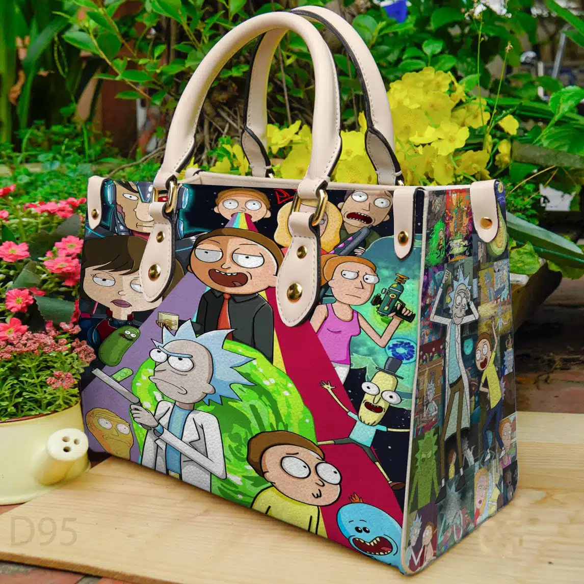 Rick and Morty Leather HandBag B21