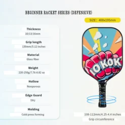 Alternative view of Bubu dudu Pickleball B23
