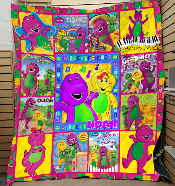 Barney and Friends 1 Quilt Blanket B21