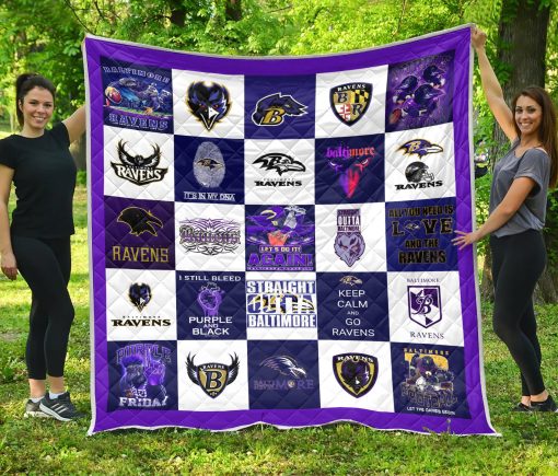 Baltimore Ravens Blanket Quilt B23