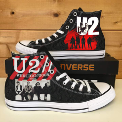U2 Band Lover High Top Shoes B23