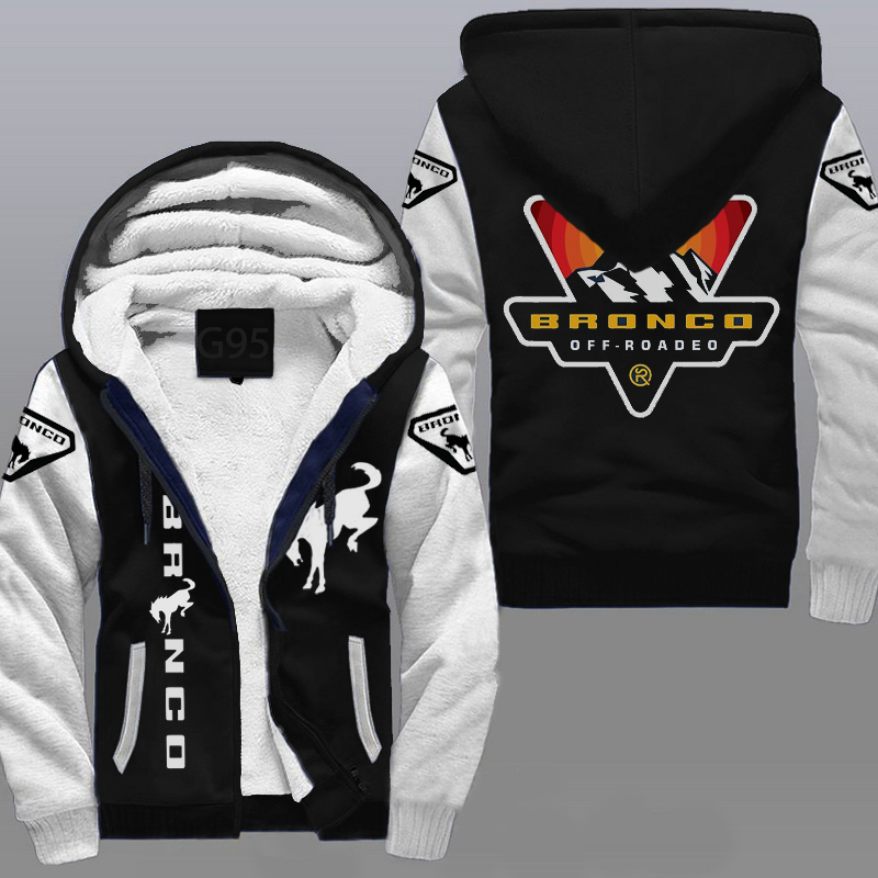 Ford Bronco Black Fleece Jacket B21