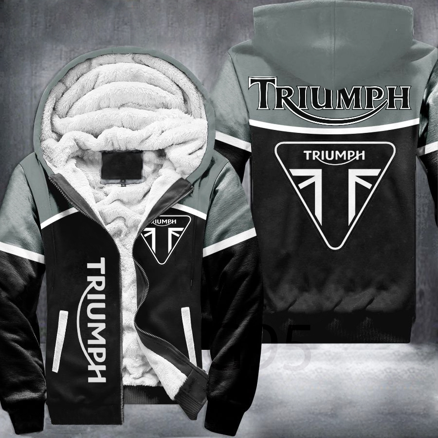 Triumph Fleece Jacket Grey B21