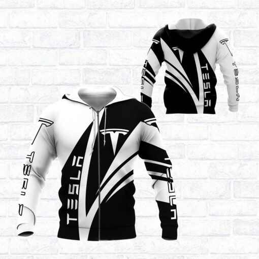 Tesla Best Zip Hoodiee Jacket 3D B23