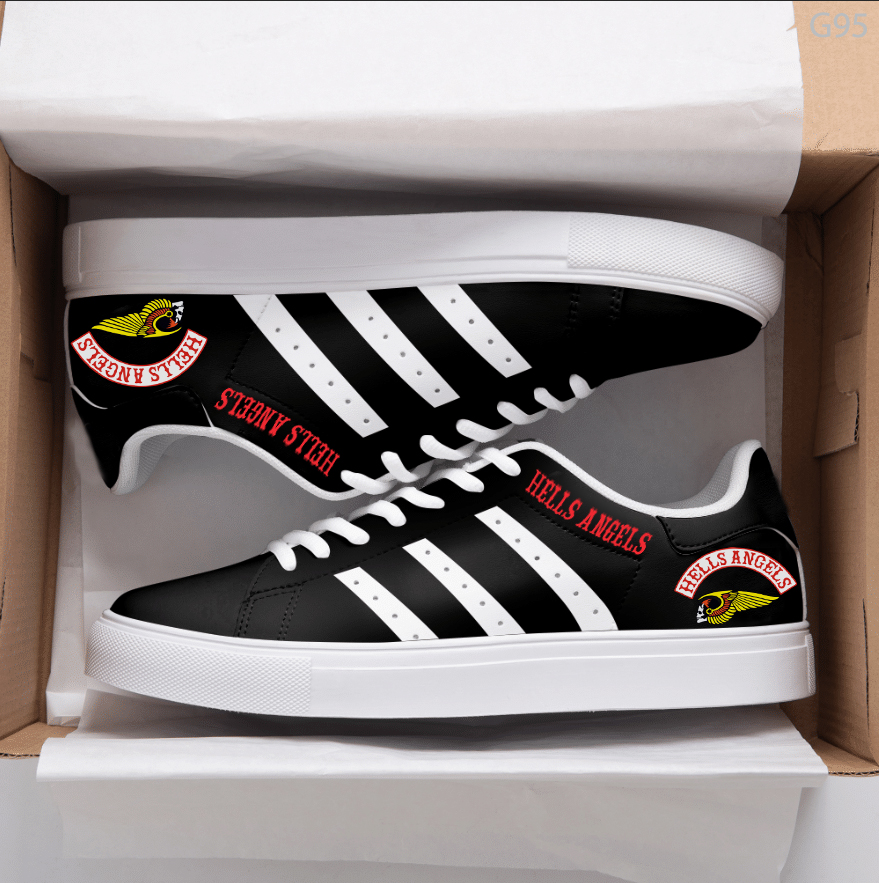 Hells Angels Black Skate New Shoes 1 B22