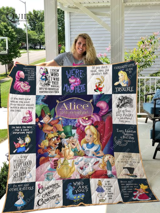 Alice in Wonderland Blanket Quilt B23