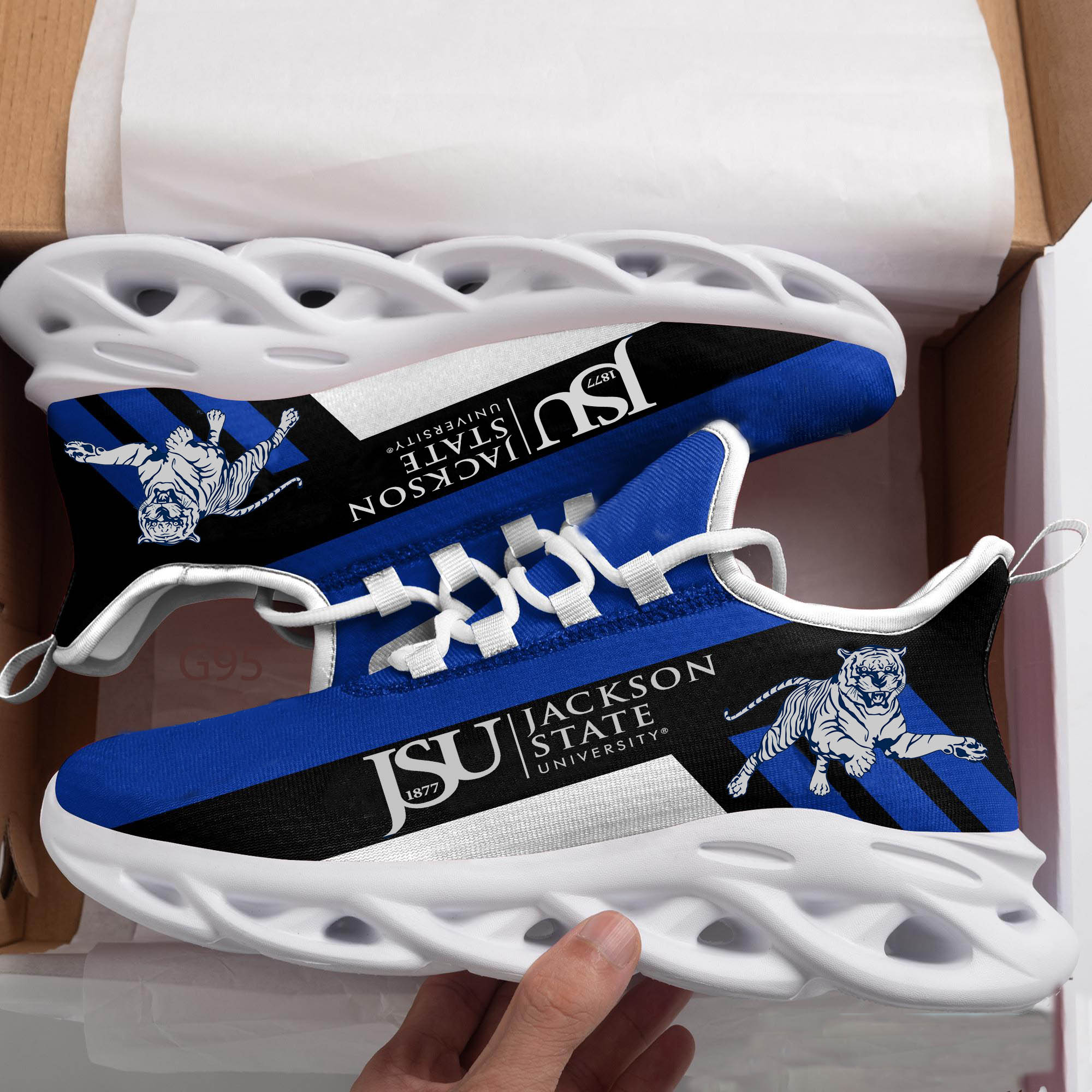 Jackson State Tigers Shoes Max Soul B23