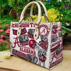 Alabama Crimson Tide lover Leather Hand Bag B21