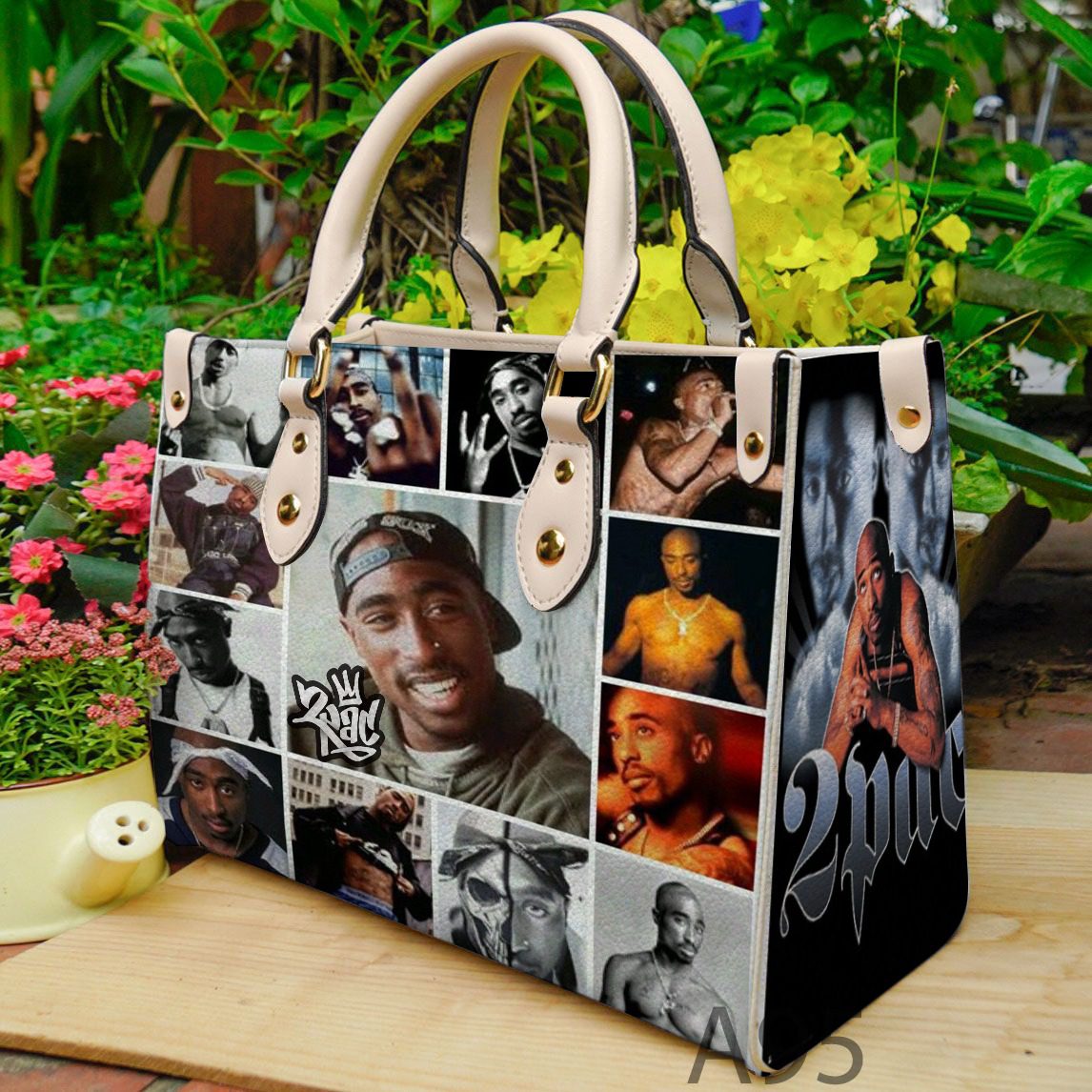 2Pac a1 Leather HandBag B21