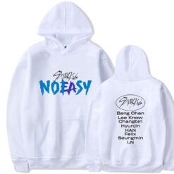 Stray kids White Hoodie Zip Hoodie B22