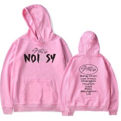 Stray kids Pink Hoodie Zip Hoodie B22