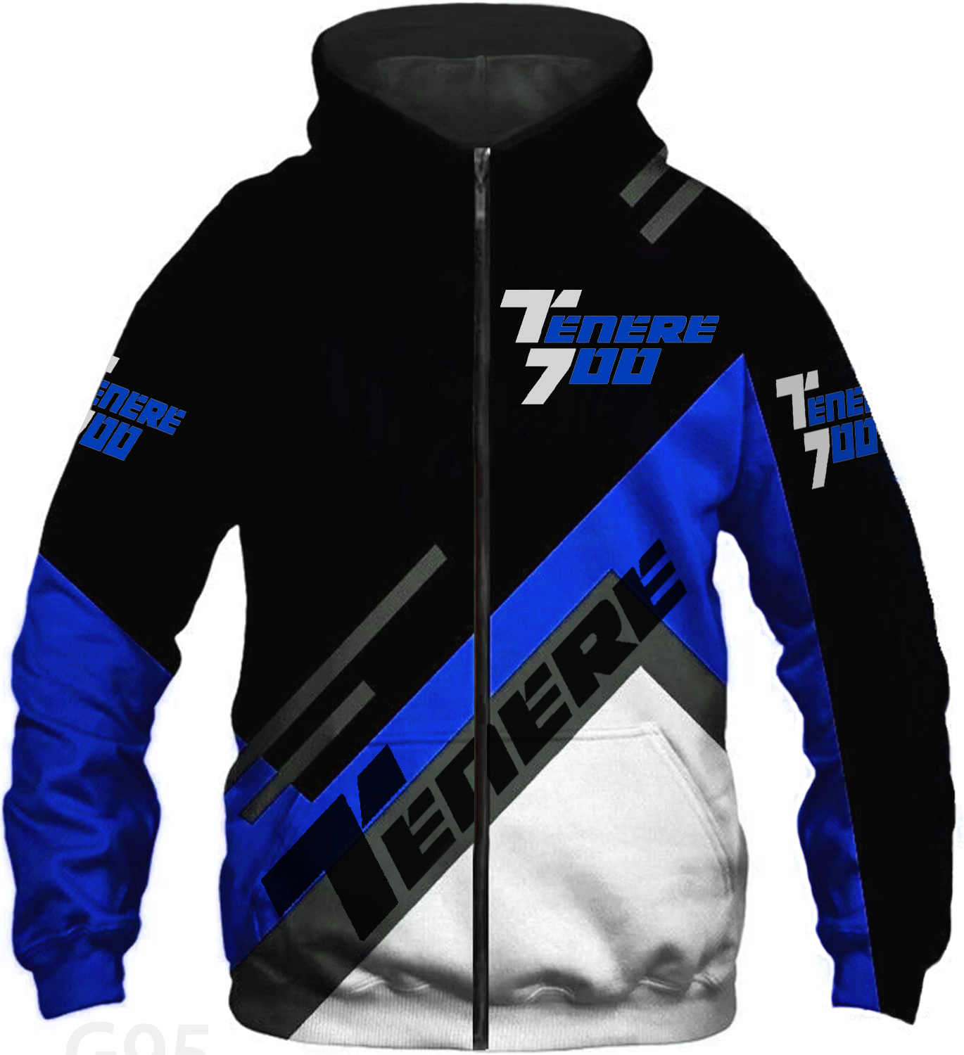 Yamaha Tenere 700 Hoodie Zip Hoodie B22