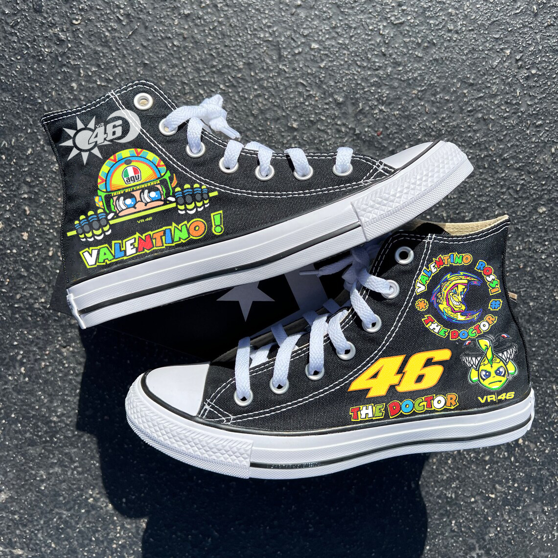 Valentino Rossi High Top Shoes B22