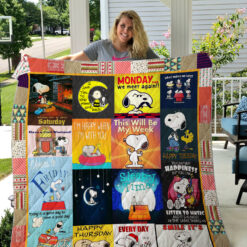 Snoopy Quilt Blanket Quilt B21