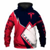 Tesla Car Hoodie Zip Hoodie 3D B21