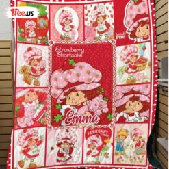 Strawberry Shortcake Lover Blanket Quilt B21