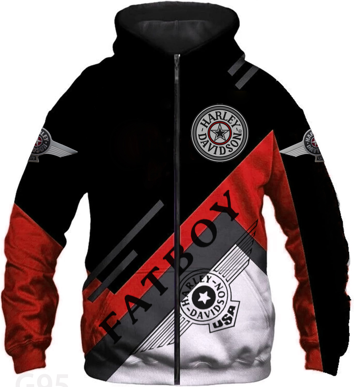 Harley-Davidson Hoodie Zip Hoodie B21