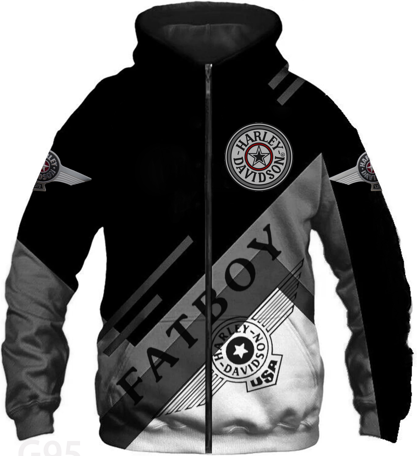 Harley-Davidson Hoodie Zip Hoodie 2 B21