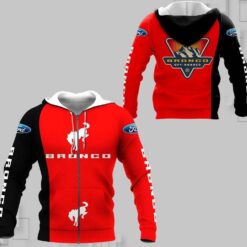Ford Bronco Zip Hoodie 3d B21