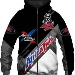Africa twin Hoodie zip 1 B21