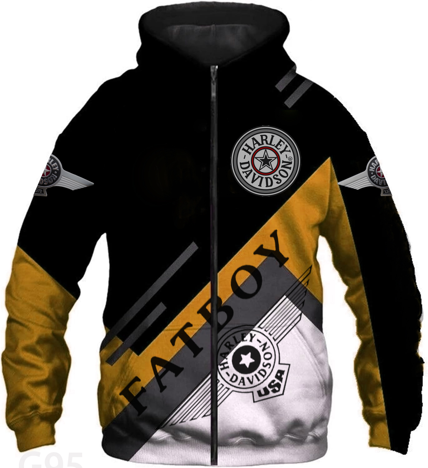 Harley-Davidson Hoodie Zip Hoodie 3 B22