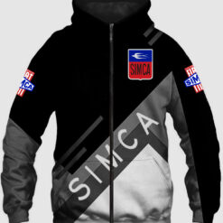 Simca Car Zip Hoodie 1 B22