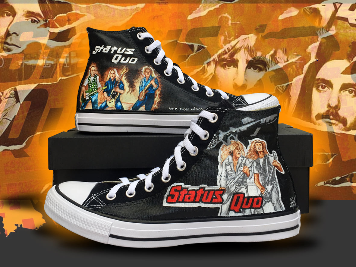Status Quo High Top Shoes 2 B22