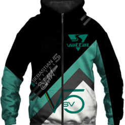 Sebastian Vettel Hoodie Zip Hoodie 3D 2 B22