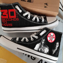 30 Seconds To Mars High Top Shoes