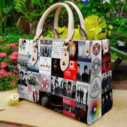30 Seconds To Mars Leather Handbag