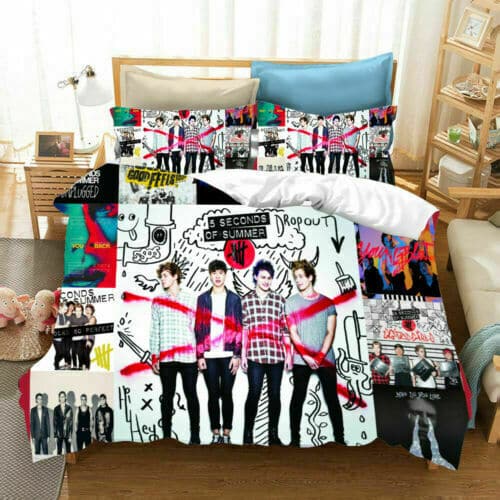 5 Seconds Of Summer 2 Bedding Set 1 5 Seconds Of Summer 2 Bedding Set